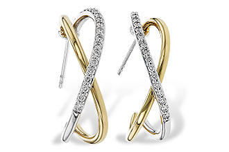 A310-93621: EARRINGS .50 TW