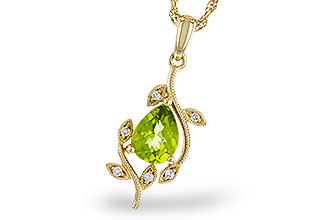 B310-94494: NECKLACE 1.16 PERIDOT 1.21 TGW (8x6MM PER)