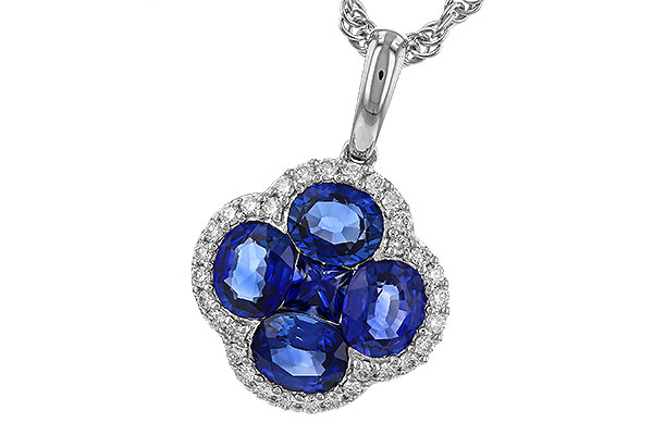 C310-92721: NECKLACE 1.72 SAPPHIRE 1.87 TGW