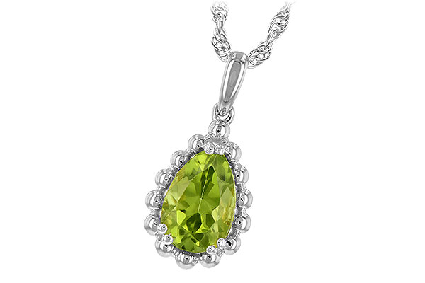 D225-49985: NECKLACE 1.30 CT PERIDOT