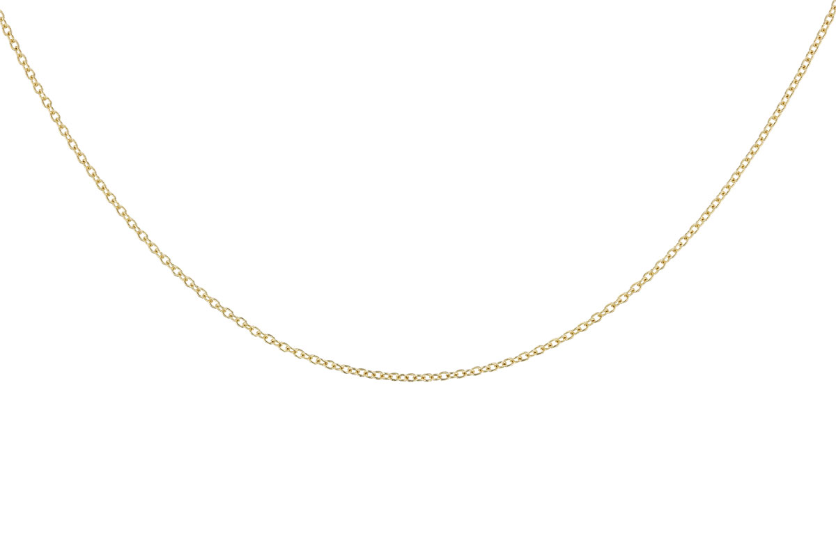 D310-07212: CABLE CHAIN (18IN, 1.3MM, 14KT, LOBSTER CLASP)