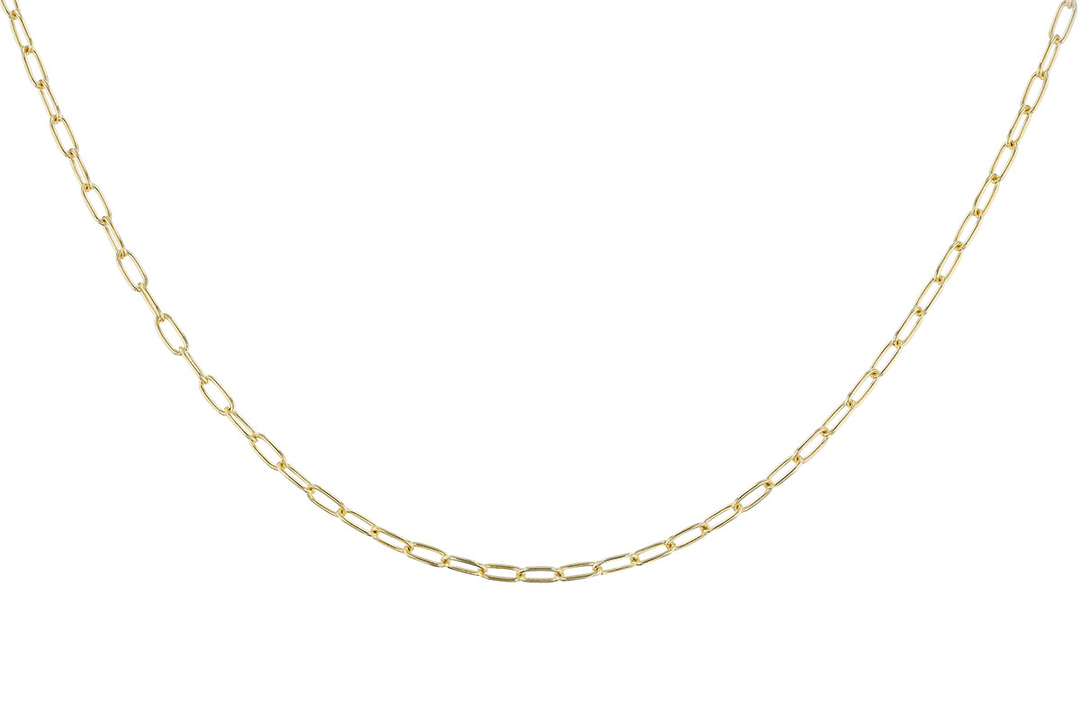 E310-91730: PAPERCLIP SM (16IN, 2.40MM, 14KT, LOBSTER CLASP)