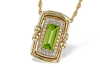 E310-99939: NECKLACE .72 PERIDOT .84 TGW (8x4MM PER)
