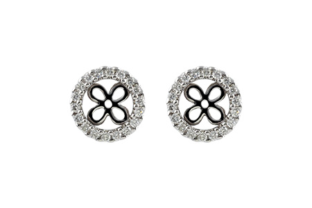 F223-68112: EARRING JACKETS .30 TW (FOR 1.50-2.00 CT TW STUDS)