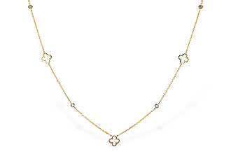 F310-93594: NECKLACE .20 TW (18")