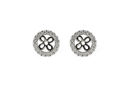G223-68103: EARRING JACKETS .24 TW (FOR 0.75-1.00 CT TW STUDS)