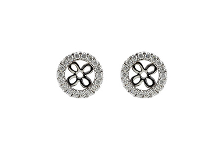 G223-68103: EARRING JACKETS .24 TW (FOR 0.75-1.00 CT TW STUDS)