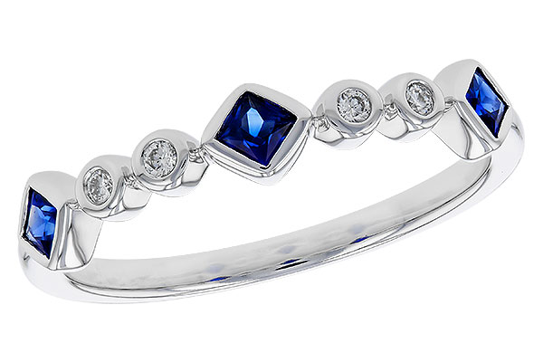 G310-96275: LDS WED RG .25 SAPPHIRE .30 TGW