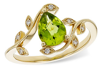 M310-93611: LDS RG 1.16 PERIDOT 1.22 TGW (8x6MM PER)